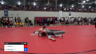 79 kg Quarterfinal - Lucas Uliano, Boone RTC vs Patrick Kennedy, Hawkeye Wrestling Club