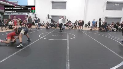 100 lbs Round 2 (6 Team) - Marcarlo Mannello, GPS Blue vs Liam Arroyo, Taylor Hammers