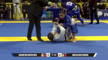 Jaine Da Silva Fragoso vs Luciane Dos Santos Silva 2025 World Jiu-Jitsu IBJJF Championship