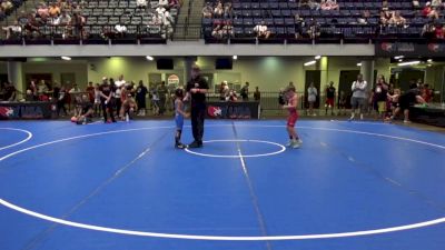 53 lbs Cons. Semis - Nelson Zwanziger, Immortal Athletics WC vs Lightning Whiterabbit, Coon Rapids Mat Bandits Wrestling Club