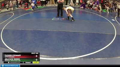 86 lbs Cons. Round 3 - Tucker Stewart, Wayne Badgers vs Grayson Skeem, Fremont Wrestling Club