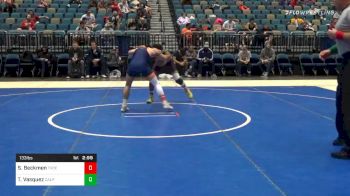 133 lbs Consolation - Steven Beckmen, Treasure Valley CC vs Trey Vasquez, California Poly