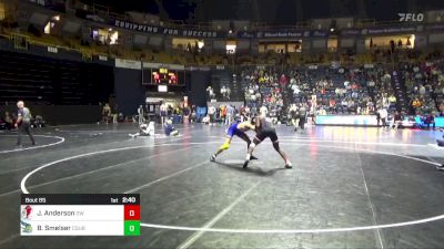 184 lbs Round Of 32 - Jha'Quan Anderson, Gardner-Webb vs Braden Smelser, CSU-Bakersfield