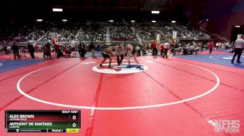 4A-175 lbs Champ. Round 1 - Anthony De Santago, Laramie vs Alex Brown, Jackson Hole