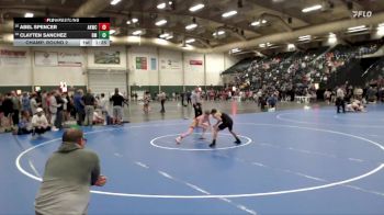 106 lbs Champ. Round 2 - Abel Spencer, Atwood Kids Wrestling Club vs Clayten Sanchez, Roosevelt Mustangs