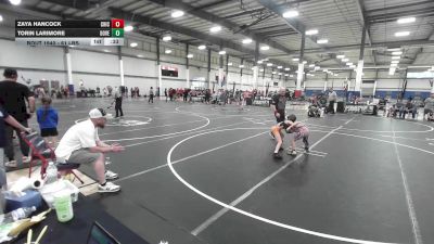 61 lbs Consolation - Zaya Hancock, Chickens Wrestling Club vs Torin Larimore, Dove Creek