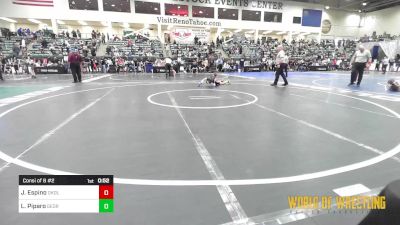 61 lbs Consi Of 8 #2 - Julvian Espino, Oakdale vs Luigi Piparo, Georgetown,CA