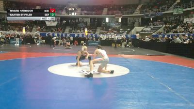 7A 132 lbs Quarterfinal - Rivers Harbison, Hewitt-Trussville vs Karter Stiffler, Enterprise HS