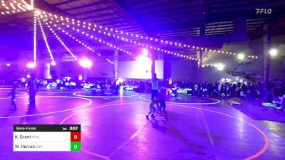 37 lbs Semifinal - Kora Grant, Athlos Wrestling vs Watson Herron, Sniper Wrestling Academy