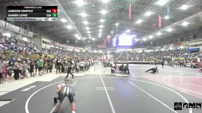 87 lbs Quarterfinal - Jameson Whipple, Sedgwick County Fleming vs Damien Lopez, Team Garcia WC