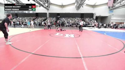 102-I lbs Consi Of 8 #1 - Richard Maloney, Old Bridge Wrestling Club vs Robert Penman, All I See Is Gold Academy