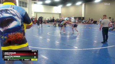 157 lbs Round 2 (6 Team) - Braxton Gerber, War Ready vs Jace Soulek, SD White