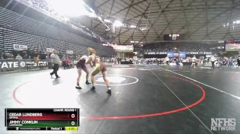 2A 220 lbs Champ. Round 1 - Jimmy Conklin, Lakewood vs Cedar Lundberg, Orting