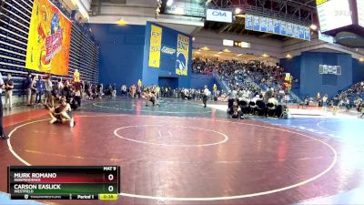 138 lbs Cons. Round 1 - Murk Romano, Independence vs Carson Easlick, Westfield