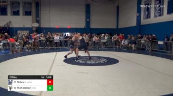 220 lbs Prelims - Griffin Ostrom, Merrimack vs Bubba Richardson, Essex