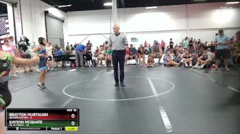 72 lbs Round 2 (4 Team) - Kayson McQuate, PA Alliance vs Brayton Murtaugh, Quaker Nation