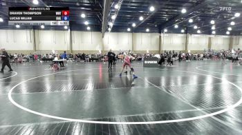 132 lbs Consi Of 8 #2 - Draven Thompson, Winter Haven Wrestling Club vs Lucas Milian, Eagle Wrestling Club-Duals