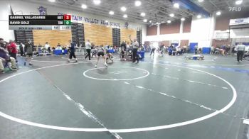 126 lbs Champ. Round 2 - Gabriel Valladares, Heritage vs David Golz, Trabuco Hills