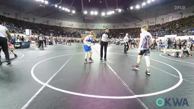 130 lbs Round Of 32 - Madden Proctor, Broken Bow Youth Wrestling vs Austin Robinett, Little Axe Takedown Club