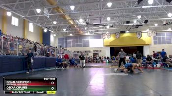 132 lbs Champ. Round 1 - Donald Helfrich, D`Iberville High School vs Oscar Chaires, Tupelo High School