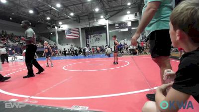 58 lbs Quarterfinal - Barrett Vanzant, Bristow Elementary Wrestling Club vs Christopher Waitkus II, Team Tulsa Wrestling Club