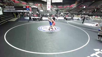 157 lbs Champ. Round 1 - Cruz Taylor, Daniel Cormier Wrestling Club vs Cooper Culver