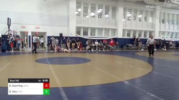 184 lbs Round Of 16 - Aiden Hanning, Unrostered-Spartan Combat RTC vs David Key, Navy