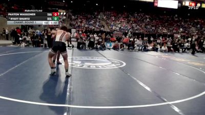 3A 157 lbs Champ. Round 1 - Paxton Waggoner, Tri-Valley vs Ryatt Shurtz, Declo