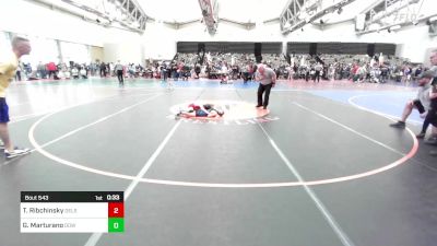 60-B lbs Consi Of 8 #1 - Tyler Ribchinsky, Delsea vs Gabe Marturano, Downingtown