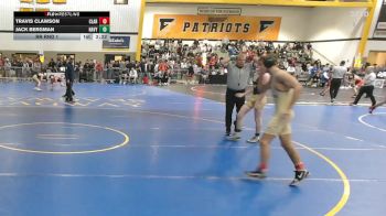 125White lbs Rr Rnd 1 - Travis Clawson, Clarion vs Jack Bergman, Navy