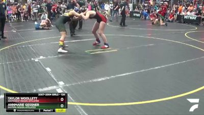 126 lbs Quarterfinal - AnnMarie Gessner, Eastern Region Affiliated vs Taylor Woollett, Southwest Region Affiliated