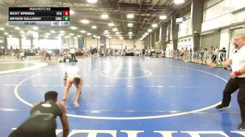126 lbs Rr Rnd 1 - Ricky Springs, Prestige Worldwide vs Bryson Galloway, Camp Reynolds