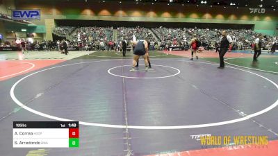 195 lbs Consi Of 16 #2 - Antonio Correa, Hoopa Valley vs Simon Arredondo, Bullard Wrestling Academy