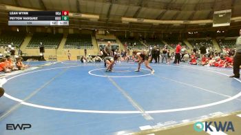 125 lbs Rr Rnd 3 - Leah Wynn, Oklahoma Supergirls 12U vs Peyton Vasquez, Oklahoma Cowgirls