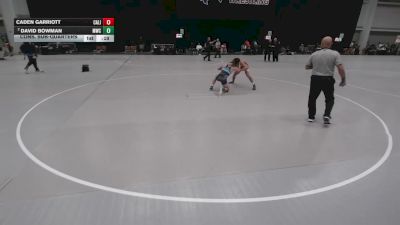 126 lbs Cons. Sub-quarters - Caden Garriott, California vs David Bowman, Monrovia Wrestling Club