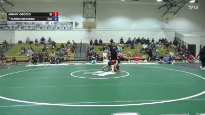 110 lbs 1st Place Match - Alyssa Marquez, East Los Angeles College vs Ashley Orozco, Victor Valley College