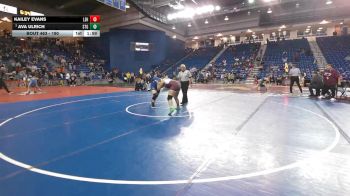 190 lbs Champ. Round 3 - Ava Ulrich, St George`s vs Kailey Evans, Lehighton Area