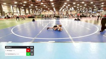 52 lbs Rr Rnd 1 - Timothy Knapp, TYW New Breed Elementary vs Gavin Goldsberry, Iron Horse Wrestling Club