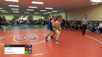 220 lbs Rr Rnd 4 - Justin Lekse, Team Round Up HS vs Chase Kretzler, OMP HS