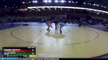 152 lbs Cons. Round 2 - Zachary Truxillo, Archbishop Rummel vs Blake Watts, Hagerty