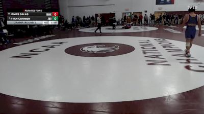 149 lbs Champ. Round 2 - Ryan Currier, Johnson & Wales vs James Salas, Minnesota State Mankato