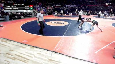 1A 126 lbs Semifinal - Cooper Morris, Coal City vs Devin Ehler, Fithian (Oakwood)