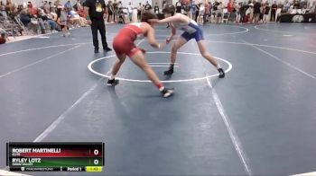 130 lbs Cons. Round 3 - Robert Martinelli, Elite vs Ryley Lotz, Swan Valley