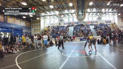 120 lbs Quarterfinal - Cameron Lord, Florida Phoenix vs Paola Blanco Cruz, Cowboy Wrestling Club