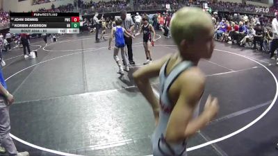 80 lbs Champ. Round 1 - Korbin Akerson, Nebraska Boyz vs John Dennis, Pioneer Wrestling Club