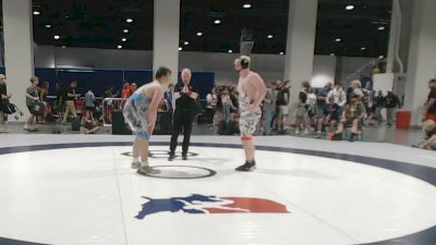 110 kg Quarters - Zachary Leftwich, Virginia vs Elijah Gustavson, Gold Rush Wrestling Academy Reno