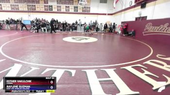 138 lbs Champ. Round 2 - Raylene Guzman, East Los Angeles College vs Esther Vakulchik, Lassen