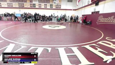 138 lbs Champ. Round 2 - Raylene Guzman, East Los Angeles College vs Esther Vakulchik, Lassen
