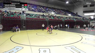 120 lbs Consi Of 4 - Nolan Johnson, Midland Valley vs Peyton Searles, Emerald