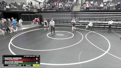 129 lbs Champ. Round 2 - Easton Vandehei, Skyridge High School vs Braydon Sessions, Riverton High School